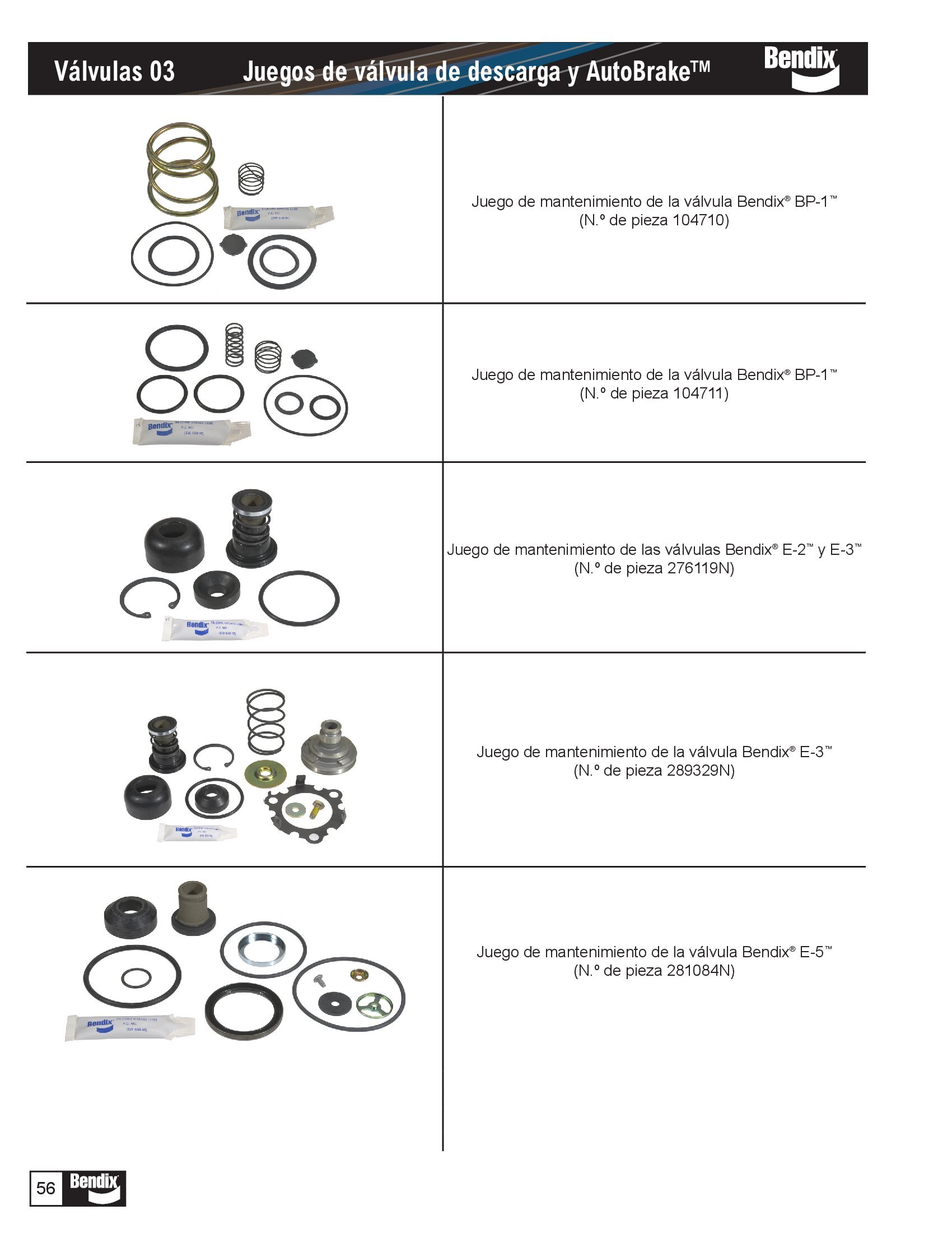 BENDIX CHILE Catálogo de referencia rápida